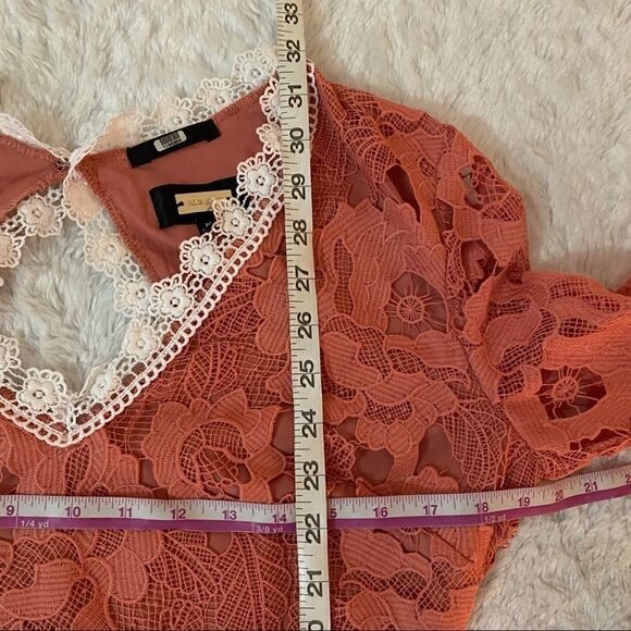 Alexia Admor Pink Contrast Lace Dress - Picture 11 of 15